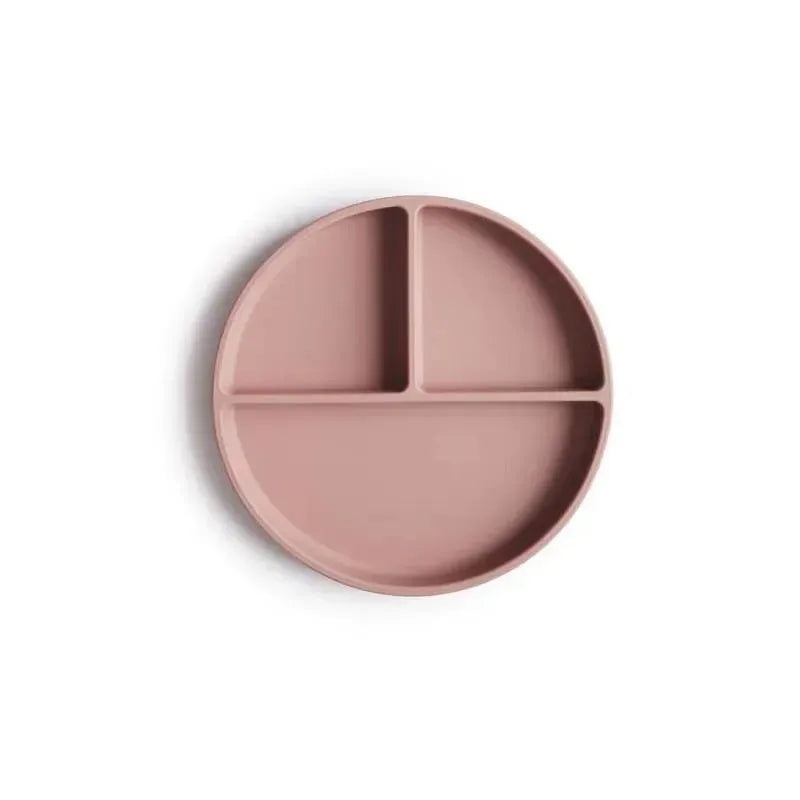 Mushie – Silicone Suction Plate Baby – Blush