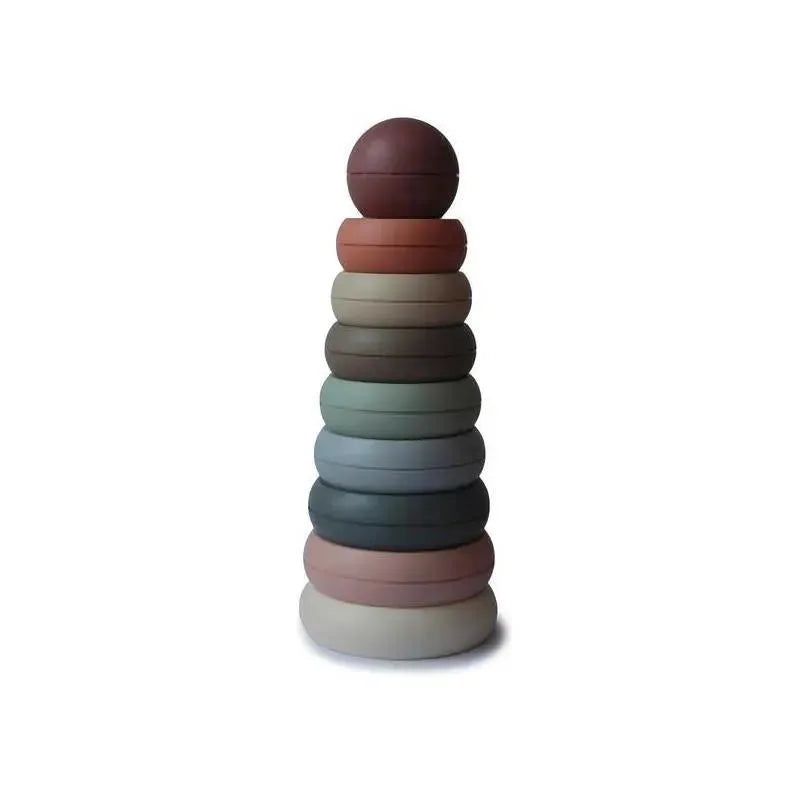 Mushie – Stacking Rings Baby Toy | Made In Denmark (Original)