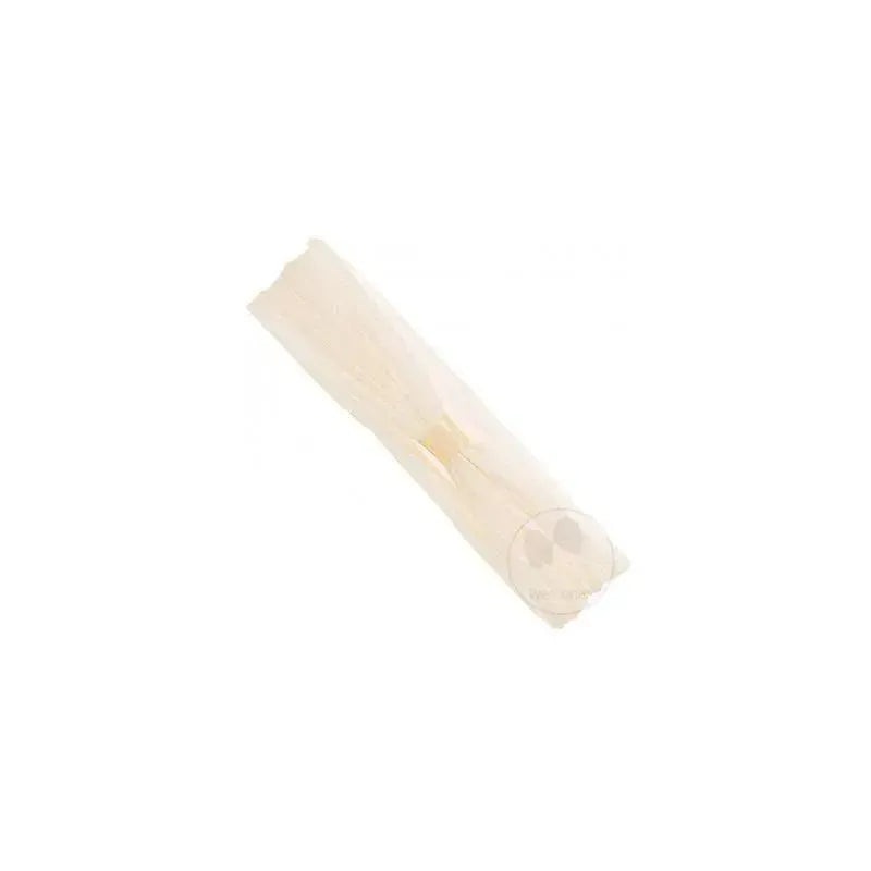 Wee Ones Add-A-Bow Soft Stretch Nylon Baby Band, Ecru 0-6M