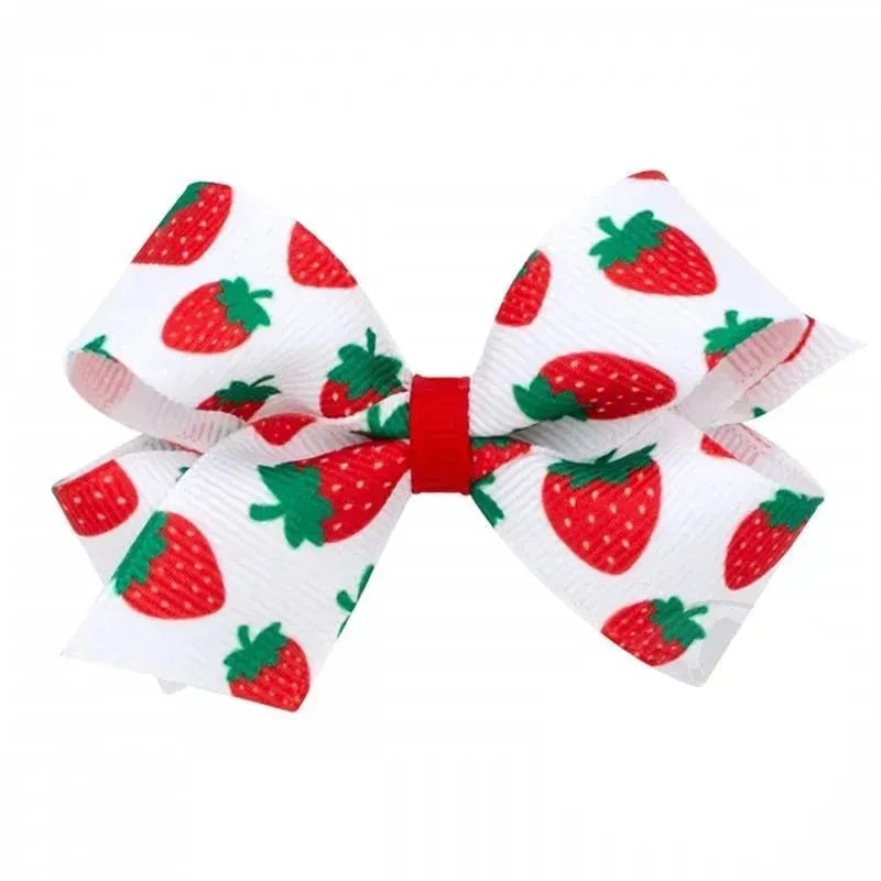 Wee Ones – Mini Fruit Print Bow, Watermelon