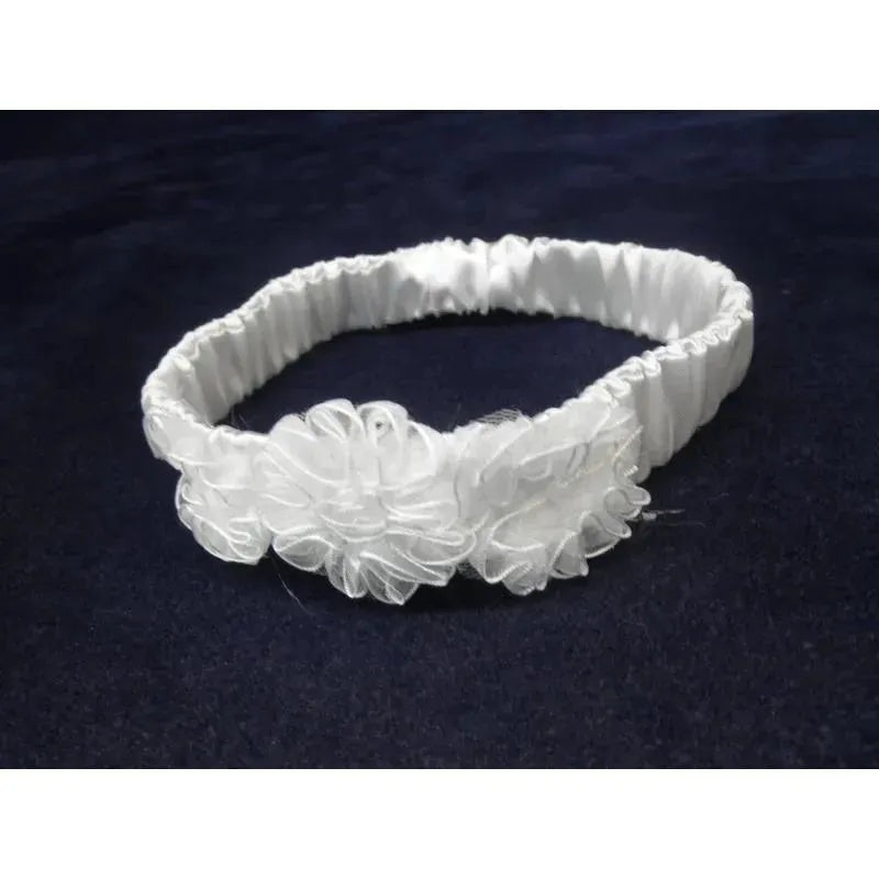 Will’ beth White Flower Headband, One Size