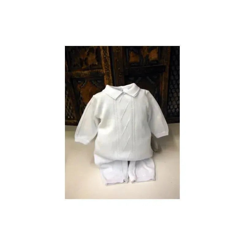 Will’ Beth White Knit Romper