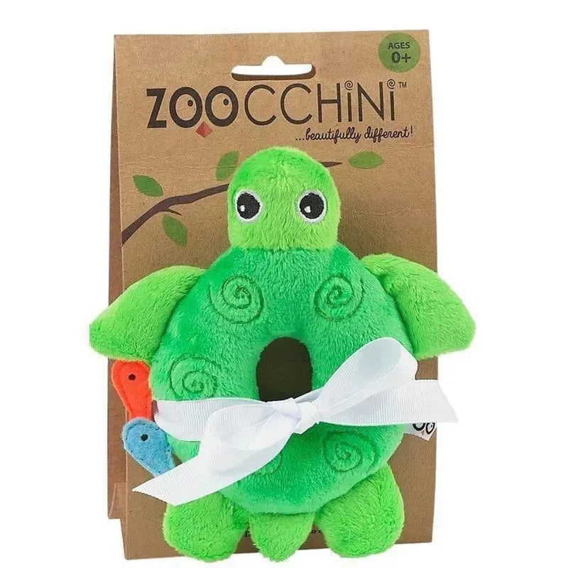 Zoocchini Baby Buddy Rattle Tammy the Turtle, Green