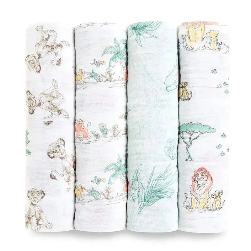 Aden + Anais – Swaddle 4-Pack, Lion King