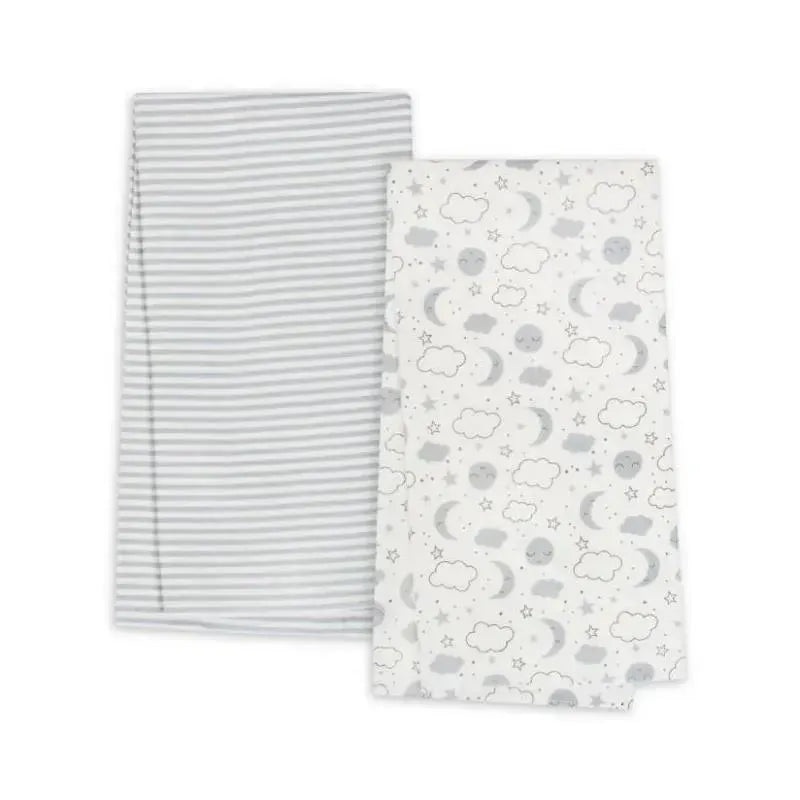 Gerber Organic Flannel Blanket, Grey Clouds
