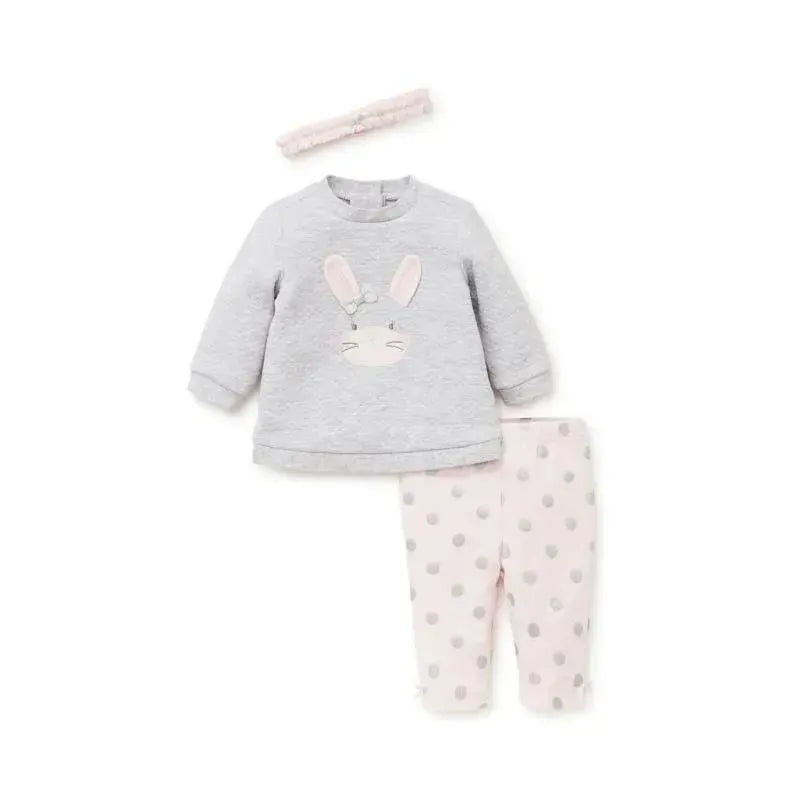 Little Me Bunny Sweatshirt Set