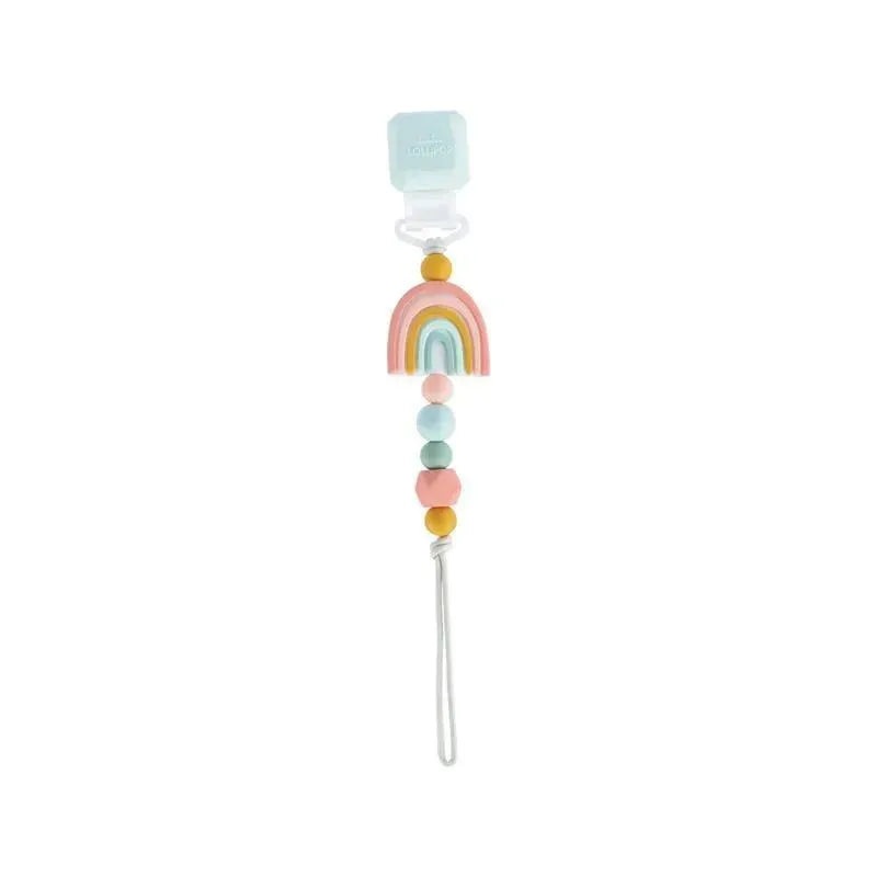 Loulou Lollipop – Darling Pacifier Clip, Rainbow