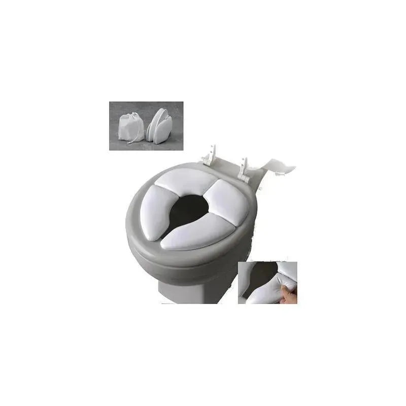 Mommy’s Helper Cushie Traveler Folding Padded Potty Seat White