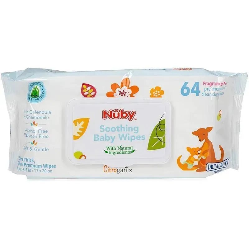 Nuby – Dr Talbots 8 Pk 64 Ct Unscented Baby Wipes