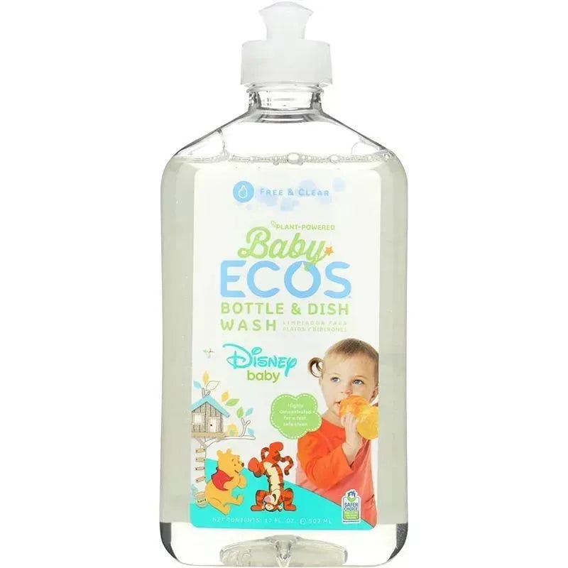 Unfi Baby Ecos Bottle & Dish Wash Disney, 17 Fl Oz