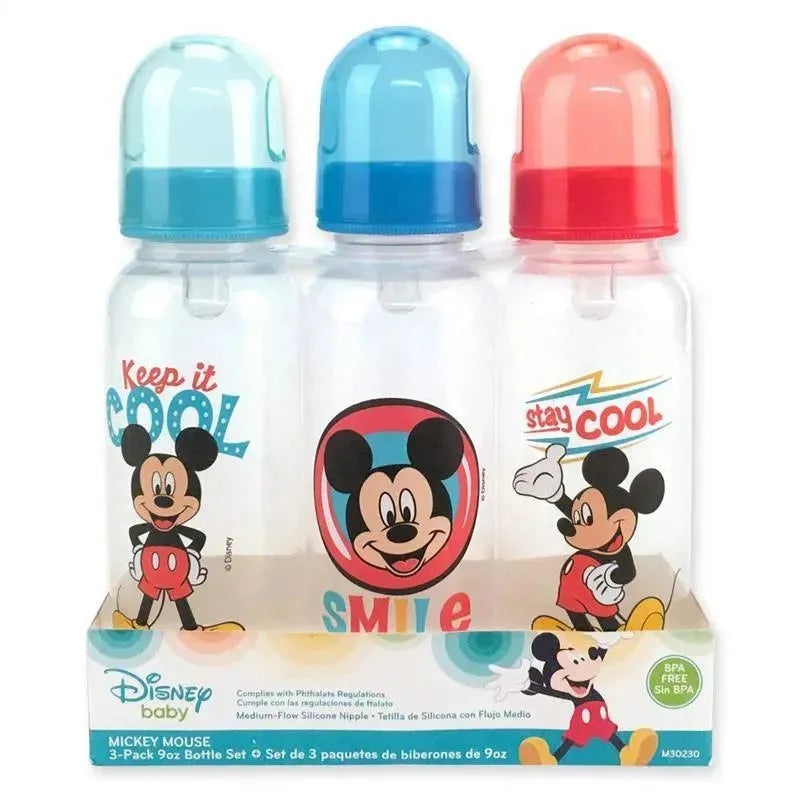 Baby King – 3Pk Disney 9Oz Bottle Set (Colors May Vary)