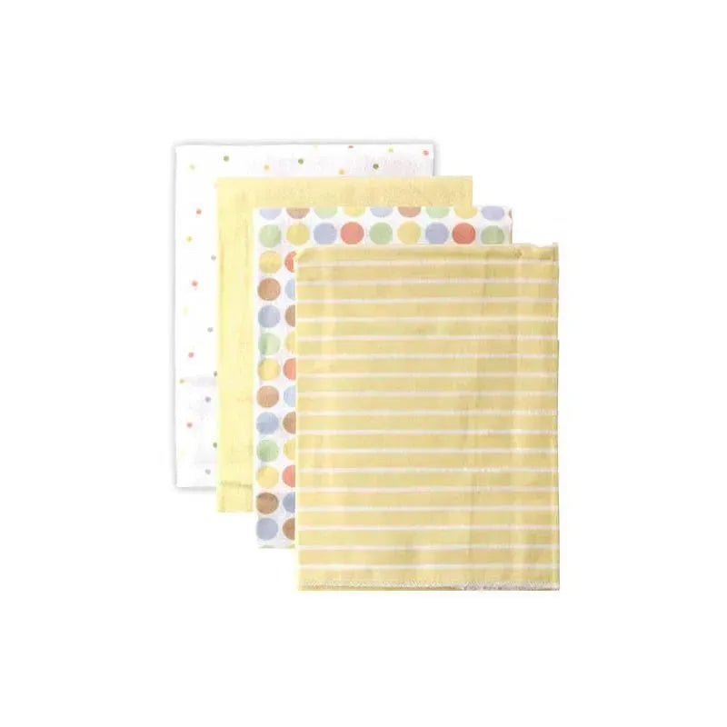 Baby Vision 18 Yellow Rec Blanket Flannel 28X28 4Pk