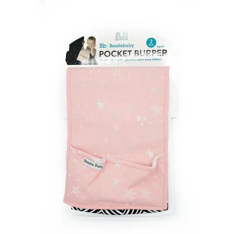 Bazzle Baby Sweet Girl Burp Cloths For Baby Girl With Pocket