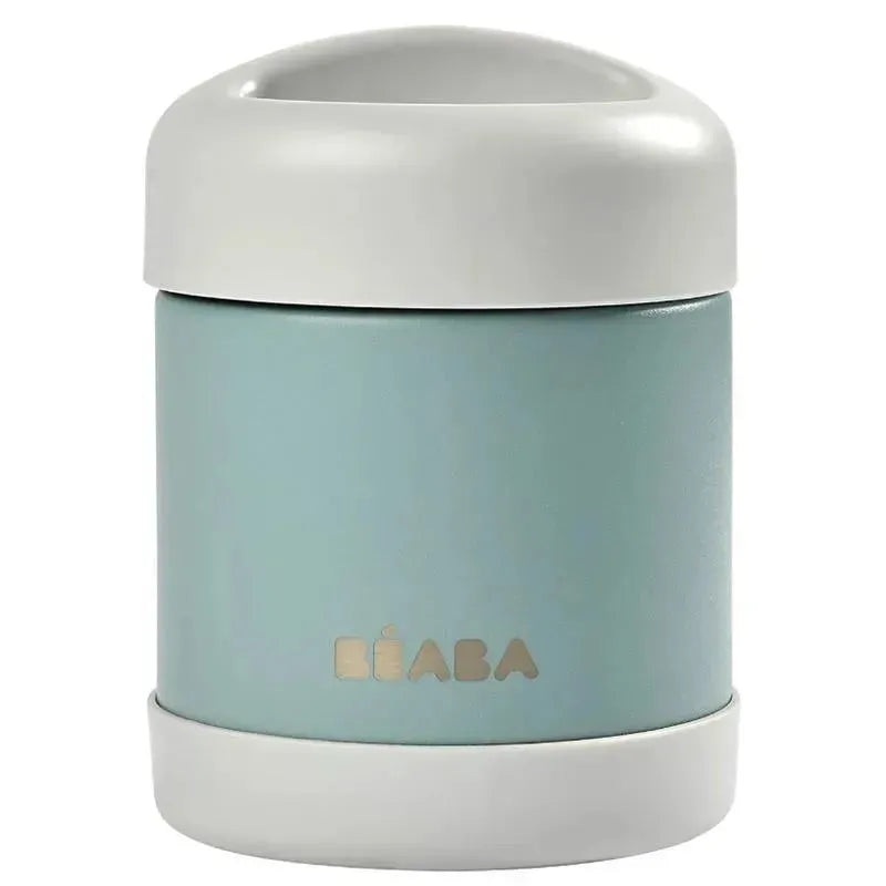 Beaba – 10Oz Stainless Steel Insulated Food Jar, Eucalyptus
