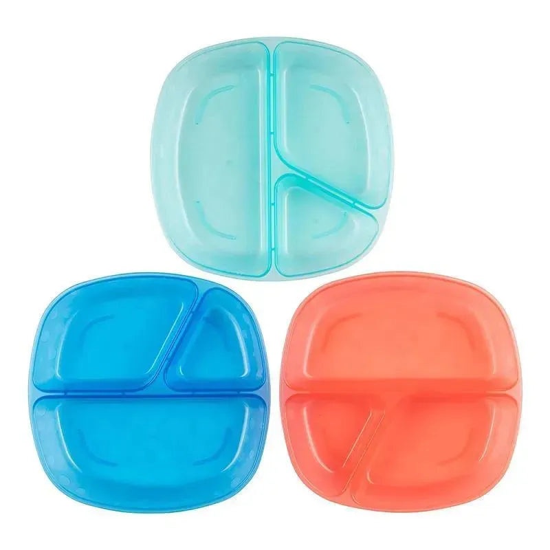 Dr. Brown’s Divided Plates, Baby Plates 3-Pack
