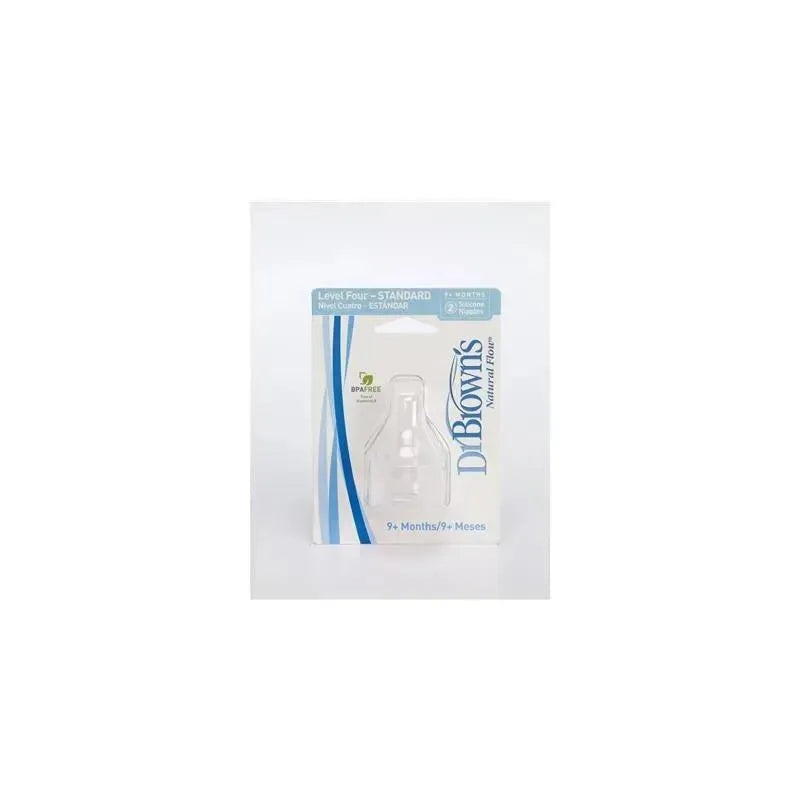 Dr. Brown’s Standard Nipples Level-4 (2 Pack)
