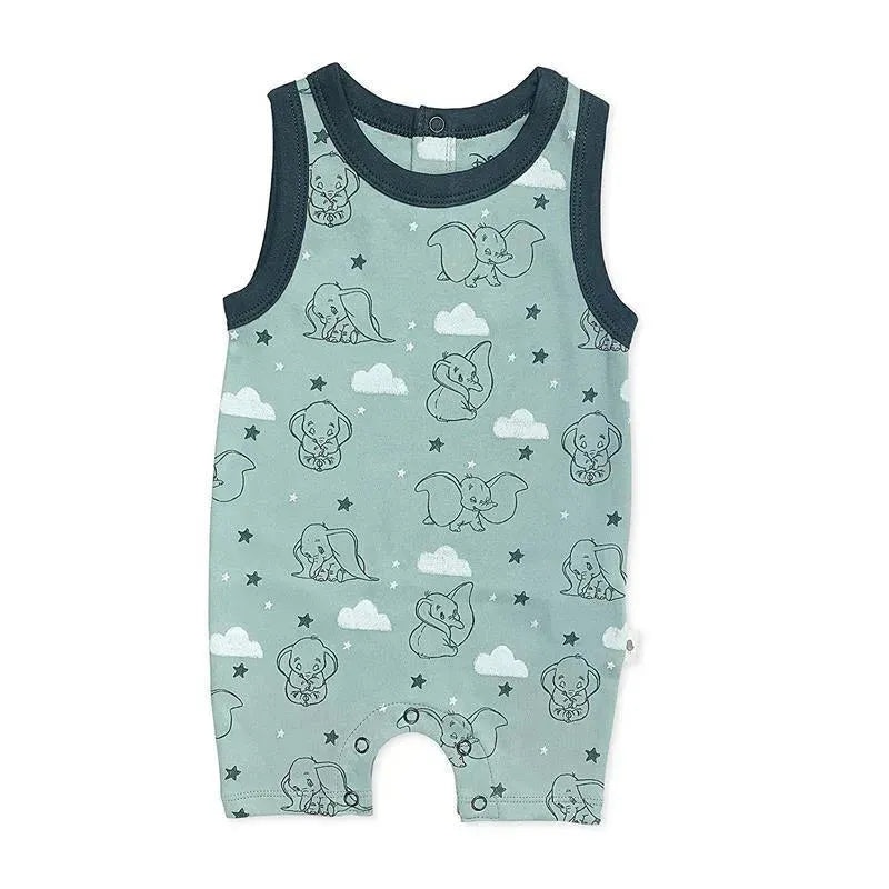 Finn + Emma Romper Boy Dumbo, Green