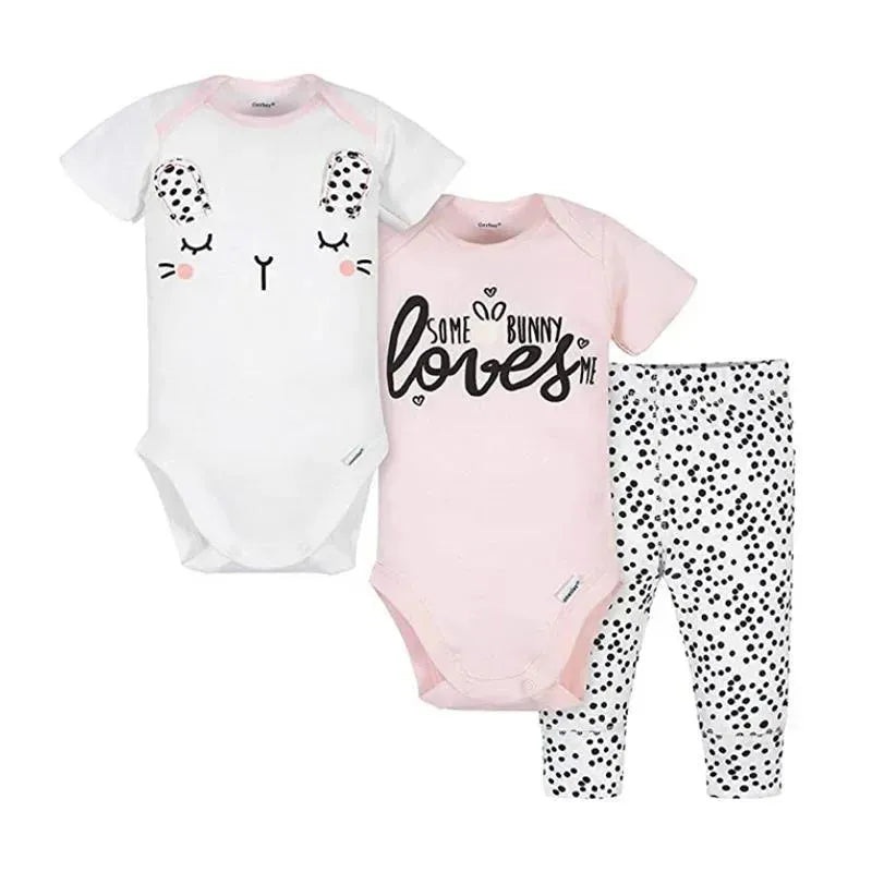 Gerber 3Pc Take Me Home Set 3-6M Bunny