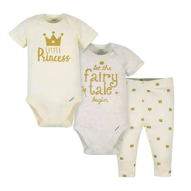 Gerber Crowns Take Me Home Outfit Girl 100% Cotton