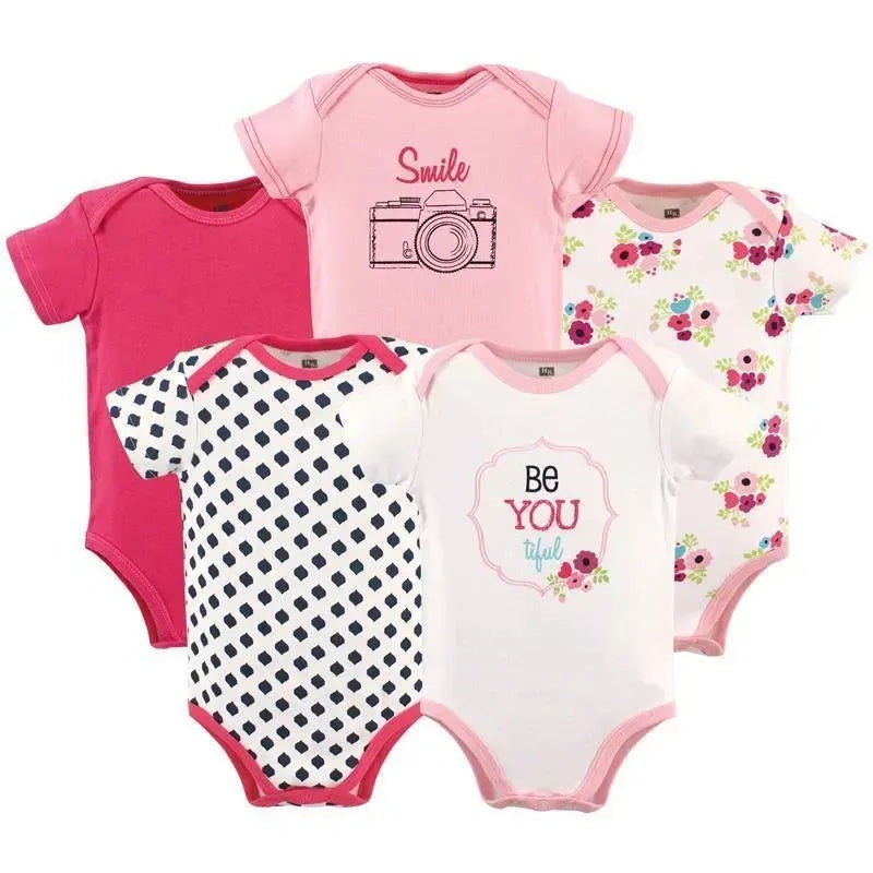 Hudson Baby Hanging Bodysuit, Be Youtiful, 5-Pack