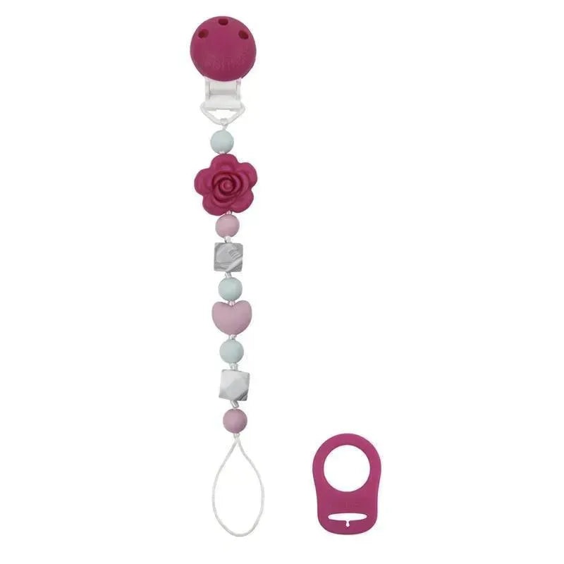 Kushies SiliBead Pacifier Clip – Flower