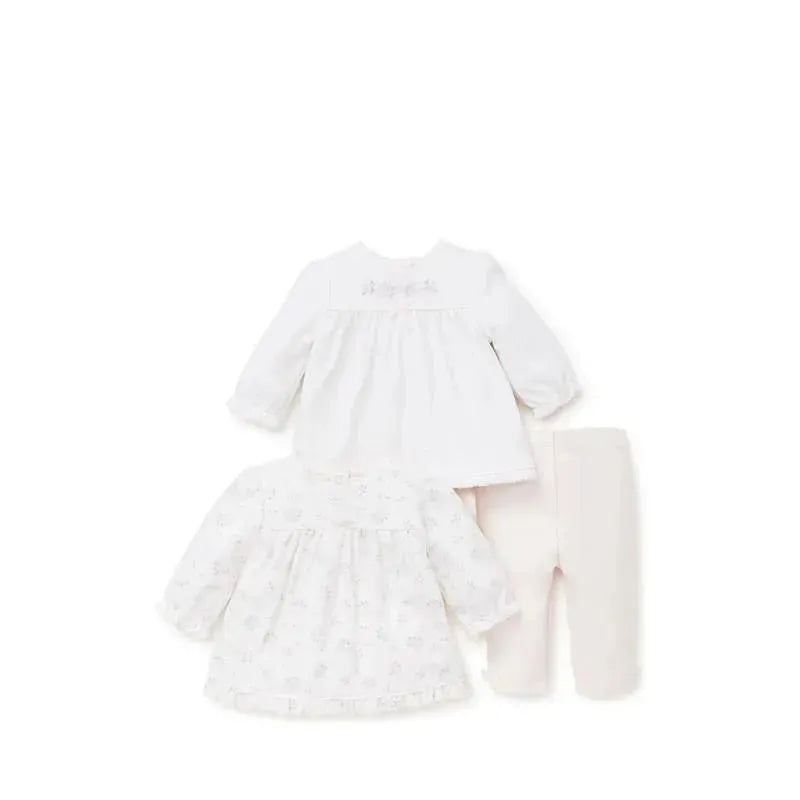 Little Me Baby Girls Dainty Roses Tunic and Legging Set