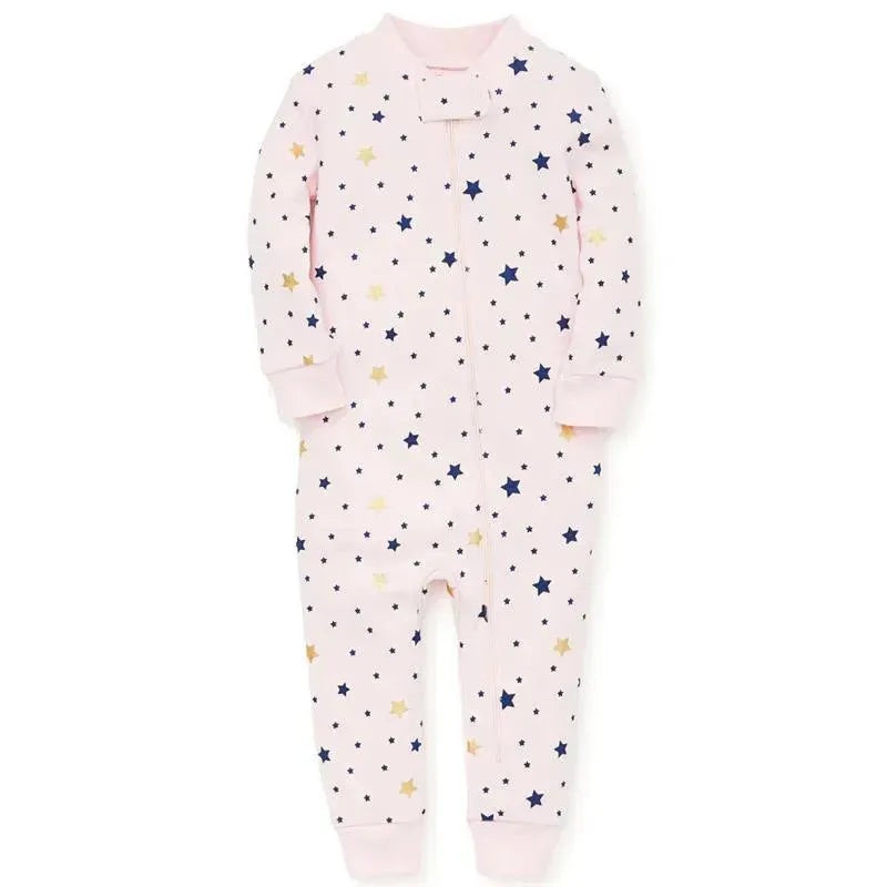 Little Me – Stars Zip Front, Pink