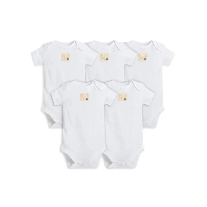Burt’s Bees – Essential Bodysuit 5 Pack, Cloud