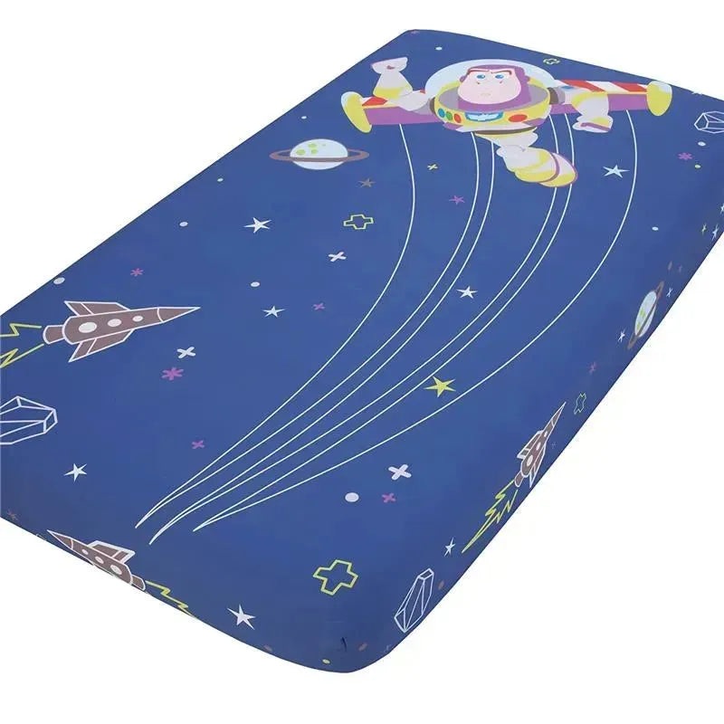 Crown Crafts – Disney Buzz Lightyear Photo Crib Fitted Sheet