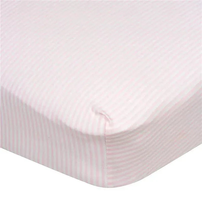 Gerber Bedding – 1Pk Fitted Baby Crib Sheet – Girl Rainbows Stripes