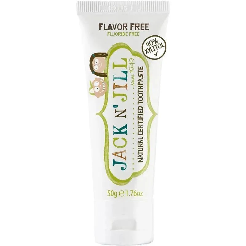 Jack N’ Jill – Natural Toothpaste for Babies & Toddlers, Flavor Free 1.76 Oz