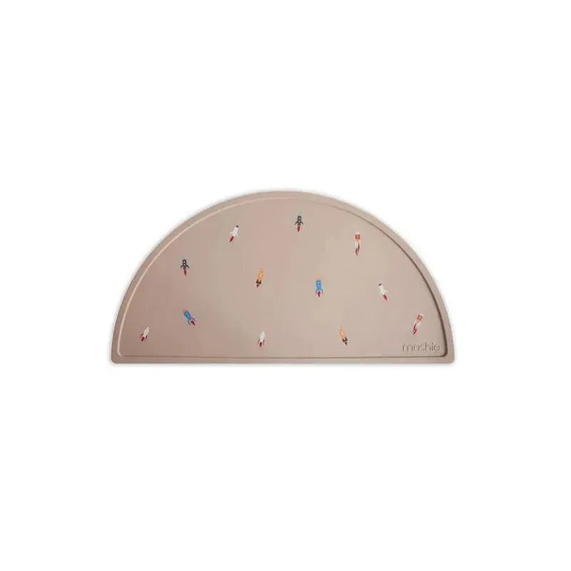 Mushie – Silicone Place Mat – Rocket Ship