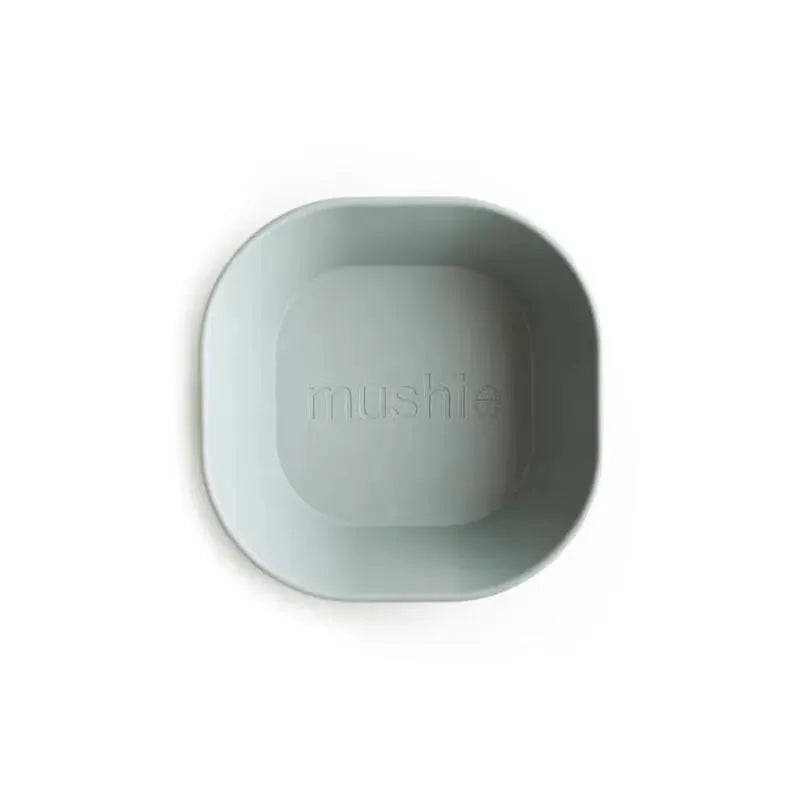 Mushie – Square Dinnerware Baby Bowl – Set Of 2 – Sage