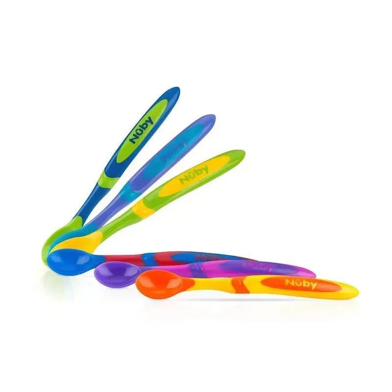 Nuby – 6 Pk Long Handle Wearing Spoons