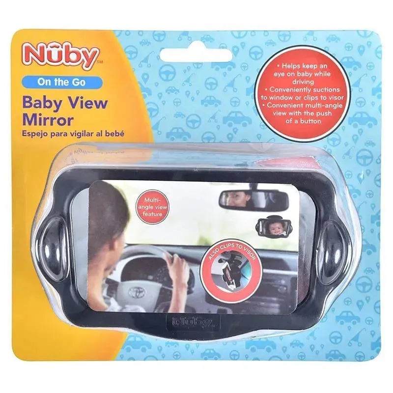 Nuby – Flat Back Seat Mirror Black