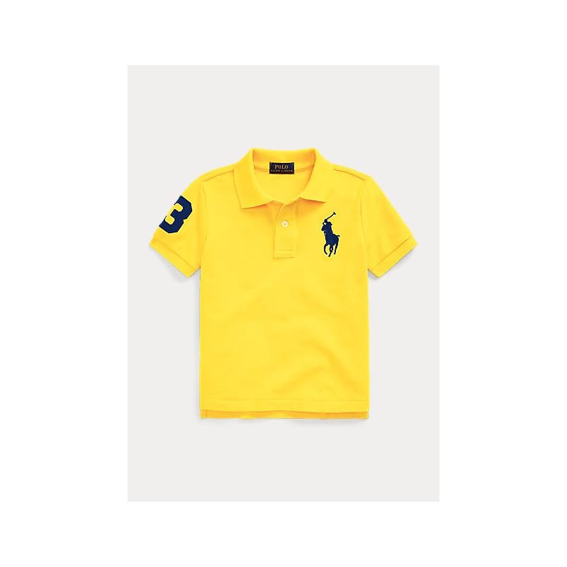 Ralph Lauren – Short-Sleeve Big Pony Mesh Polo Racing Yellow