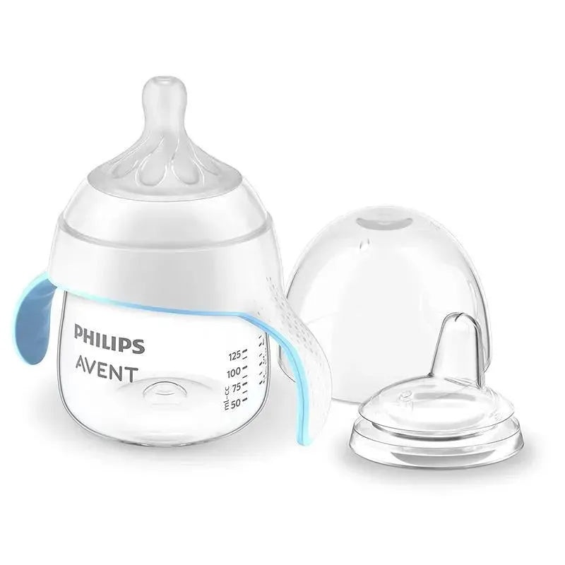 Avent – 1Pk Natural Trainer Sippy Cup With Fast Flow Nipple And Soft Spout, Clear, 5Oz