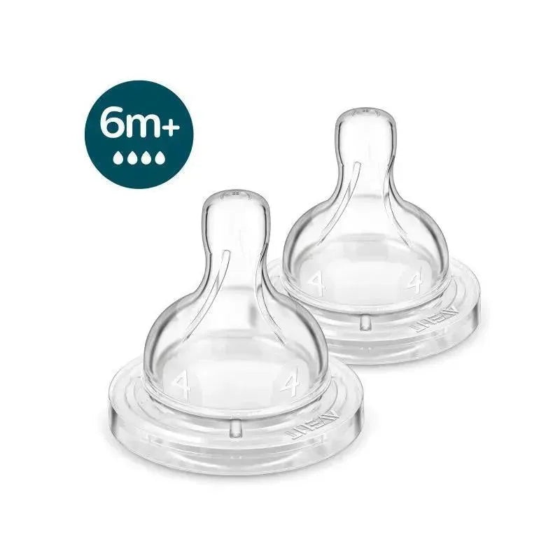Avent – 2Pk Anti-Colic Baby Bottle, Fast Flow Nipple