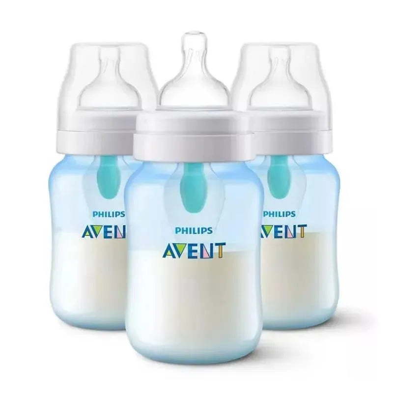 Avent – 3Pk Anti-Colic Bottle With Airfree Vent, 9Oz, Blue