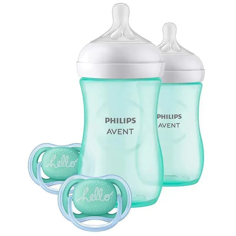 Avent – Natural Baby Bottle Teal Baby Gift Set