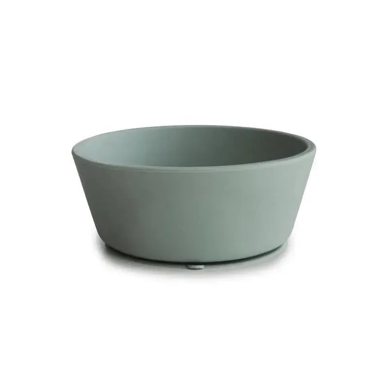 Mushie – Silicone Suction Bowl Baby – Cambridge Blue