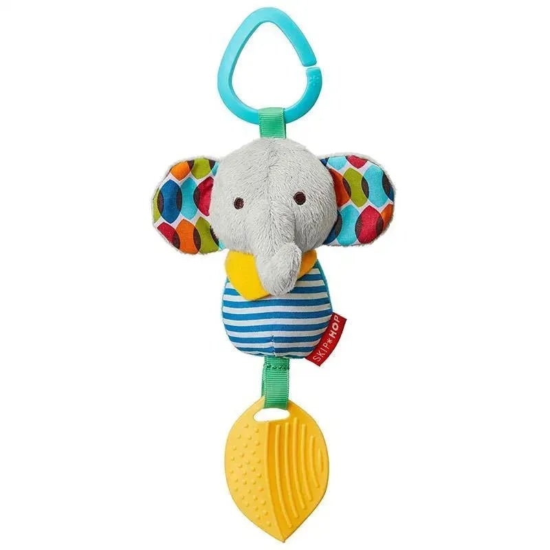 Skip Hop – Bandana Buddies Chime & Teether Stroller Toy, Elephant.