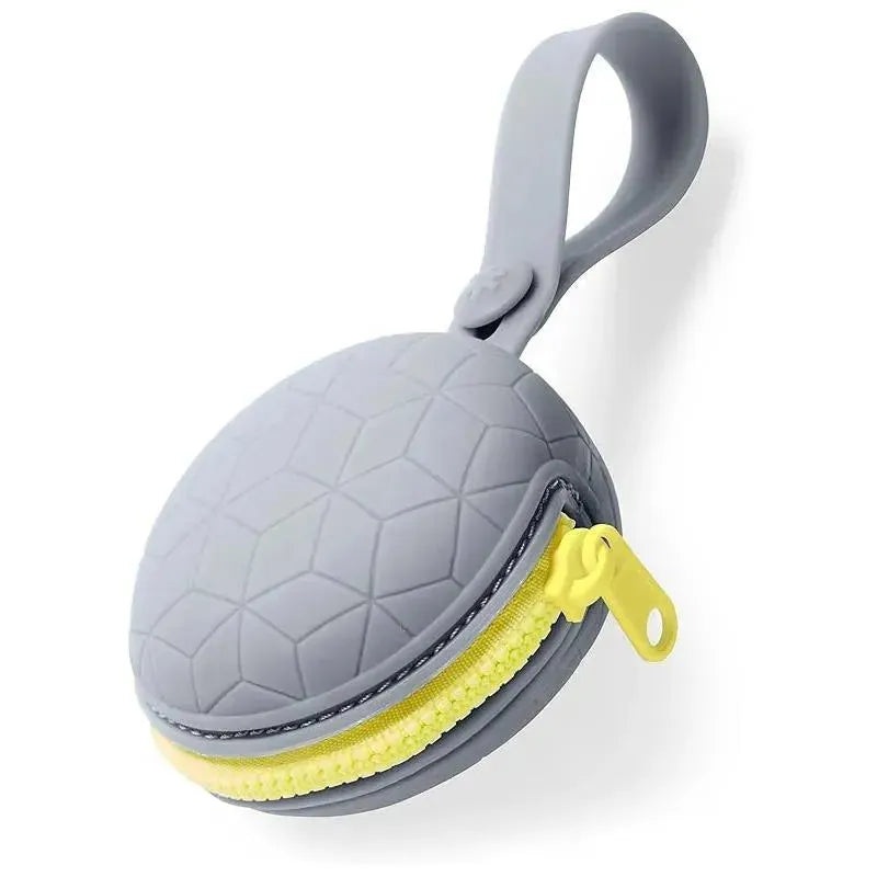 Skip Hop – Silicone Pacifier Holder, Grey