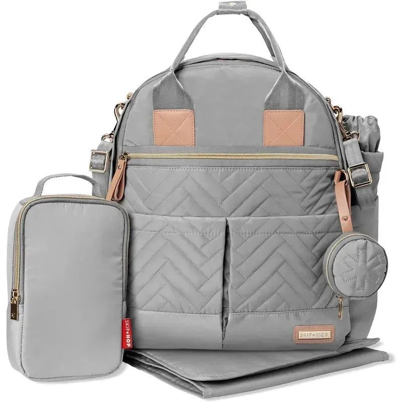 Skip Hop – Suite Diaper Bag Backpack Set, Dove