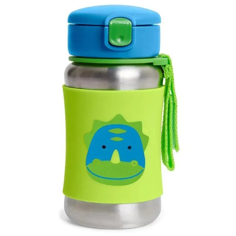 Skip Hop – Zoo Stainless Steel Straw Bottle, Dino