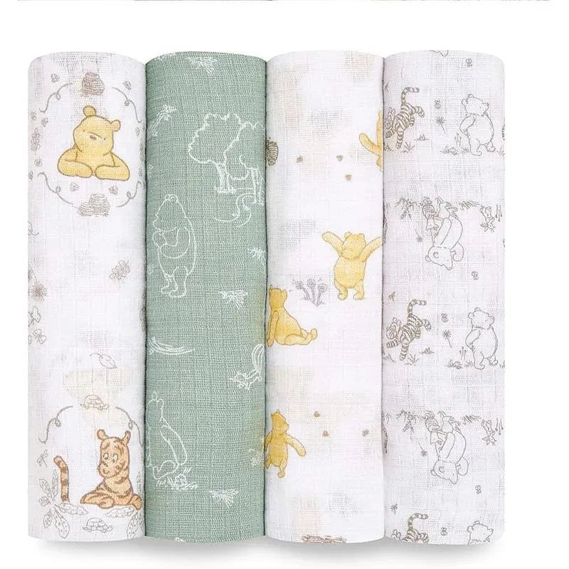 Aden+Anais – 4 Pk Winnie + Friends