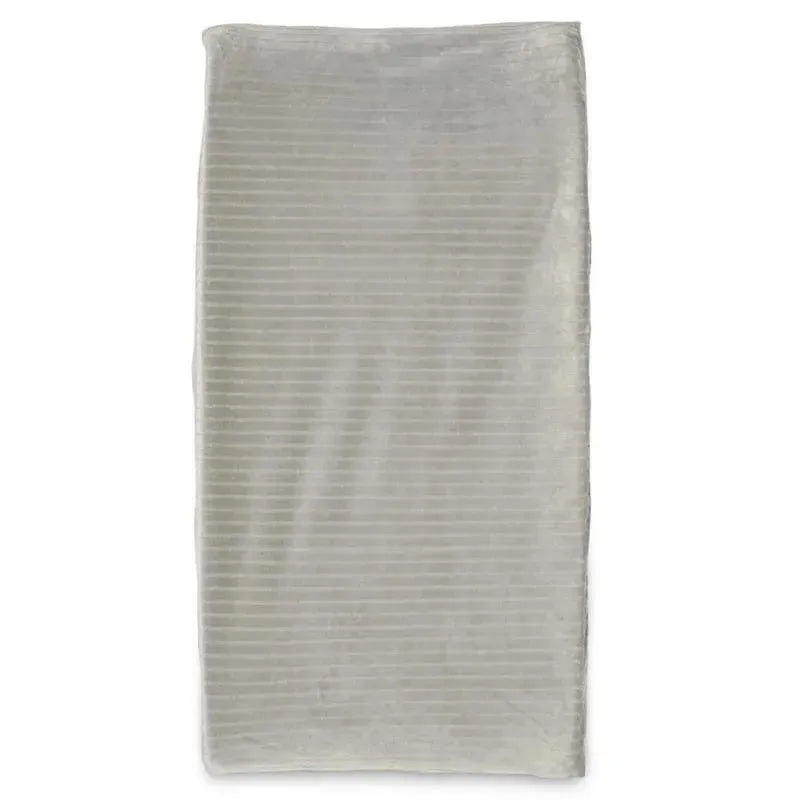 Boppy – Changing Pad Cover, Gray Ribbed Minky Fabric