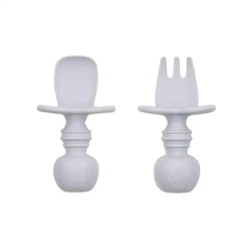Bumkins – Silicone Chewtensils, Gray