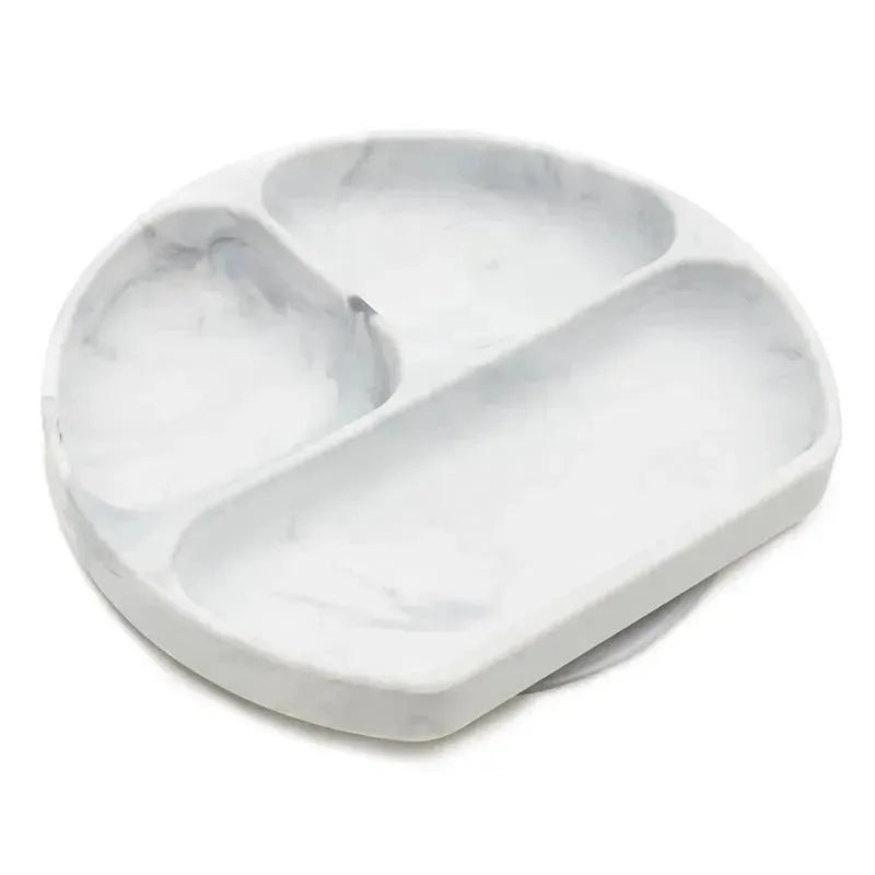 Bumkins Silicone Grip Dish, Marble