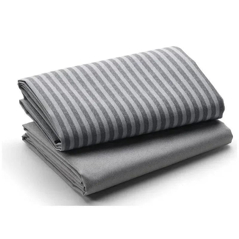 Graco – Pack ‘N Play Playard Fitted Sheet, 2 Pack Stripes & Grey